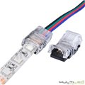 Conector rapido 4 Pines cable a tira IP65 para tira led SMD5050 RGB