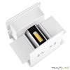 Aplique Led de interior-exterior 6W Modelo Cube Blanco Cálido