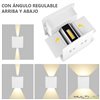 Aplique Led de interior-exterior 6W Modelo Cube Blanco Cálido