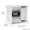 Aplique Led de interior-exterior 6W Modelo Cube Blanco Cálido