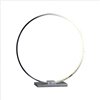 Lampara Led de Mesa RGB Cromado Circle 450mm Diametro
