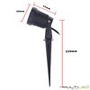 Foco LED Exterior y Jardin con Pincho 10W COB IP65 Blanco Cálido