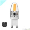 Lampara Led G9 COB Silicona 1,6W 360º Blanco Frio (Regulable)