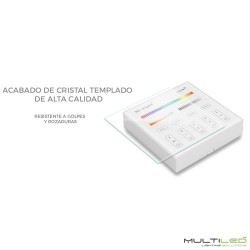Controlador Mi-Light RGB+ CCT Dual Wifi a pilas táctil de superficie