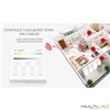 Controlador regulador Mi-Light CCT Dual Wifi a pilas táctil de superficie