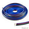 Cable 4 hilos para tira led RGB (POR METRO)