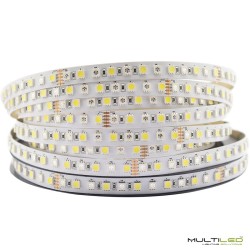 Tira led profesional SMD5050 60l/m 22LM/Led IP65 24V RGBW Frío