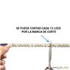 Tira led profesional SMD5050 60l/m 22LM/Led IP65 24V RGBW Frío