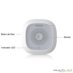 Sensor de temperatura y humedad Wifi Zigbee Inteligente para sistemas domoticos Orvibo