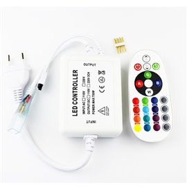 Controlador tira led RGB 220V 720W 3A IR