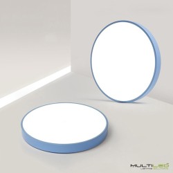 Lampara Led de Techo tipo plafón 40W Tania Azul CCT