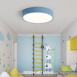 Lampara Led de Techo tipo plafón 40W Tania Azul CCT