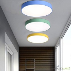 Lampara Led de Techo tipo plafón 40W Tania Azul CCT