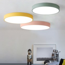 Lampara Led de Techo tipo plafón 40W Tania Azul CCT