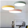 Lampara Led de Techo tipo plafón 40W Tania Azul CCT