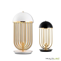 Lampara de mesa retro elegant Led G4 Belle Epoque Blanca