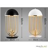 Lampara de mesa retro elegant Led G4 Belle Epoque Blanca