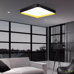 Lampara Led de Techo tipo plafón 48W Explorer Negra 4000k