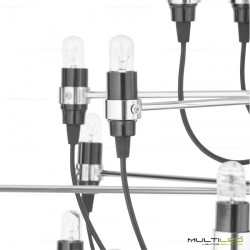 Lampara Colgante araña moderna Vintage de 50 brazos e14 Ø1000 Gino Sarfatti