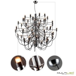 Lampara Colgante araña moderna Vintage de 50 brazos e14 Ø1000 Gino Sarfatti