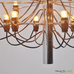 Lampara Colgante araña moderna Vintage de 50 brazos e14 Ø1000 Gino Sarfatti