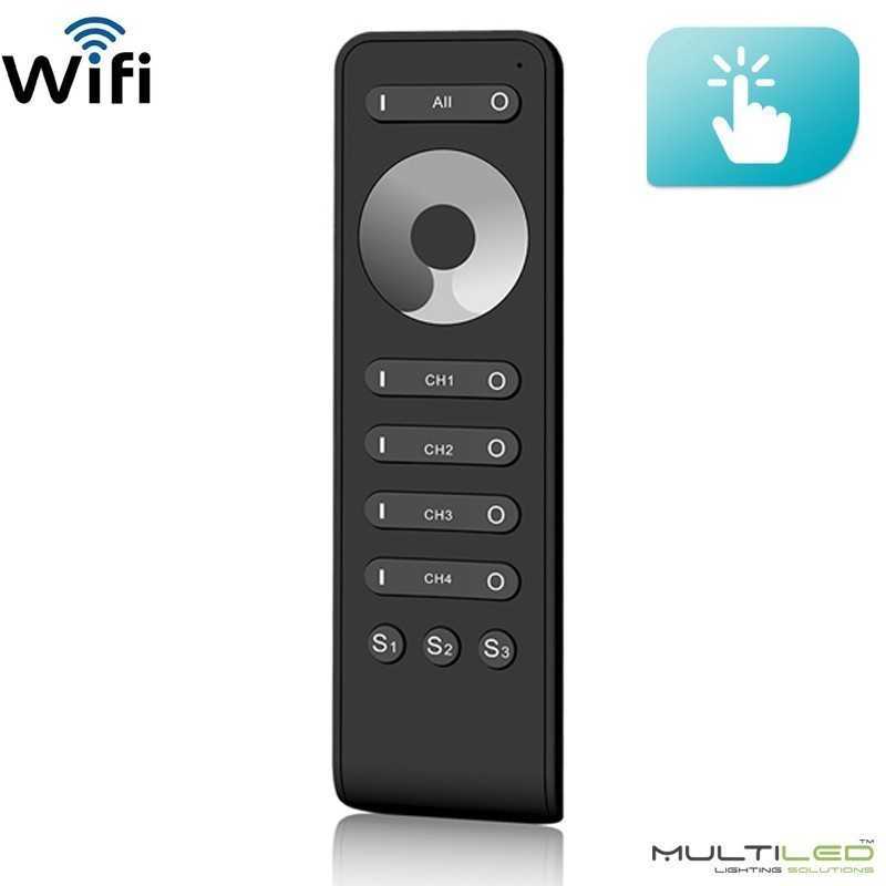 Mando a distancia Fat 4 canales 3SC Monocolor compatible con Pastillas Multiled Smart RF