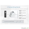 Mando a distancia Fat 4 canales 3SC Monocolor compatible con Pastillas Multiled Smart RF