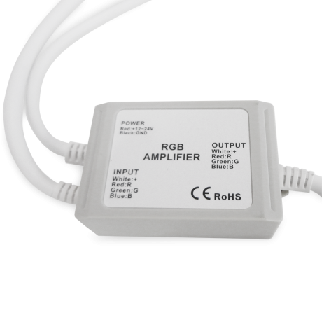 Amplificador para tira led RGB IP67 12V/24V 4A*3(MAX)