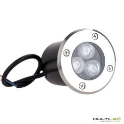 Foco empotrable de suelo Led 3W Blanco Neutro