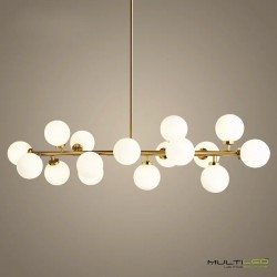 Lampara Colgante moderna G9 de 16 brazos Ø900 Tamesis