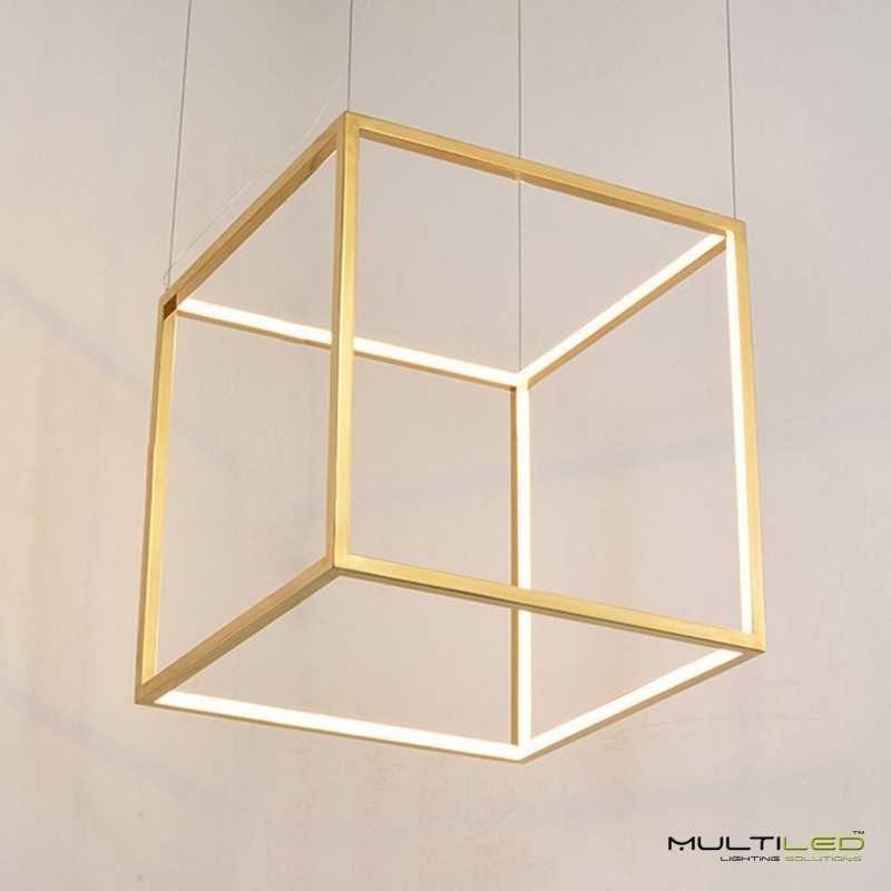 Lampara Led Colgante Mosaic 400x400x400mm 72W 3000k