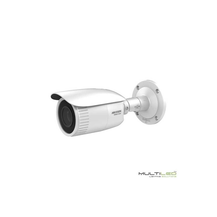 Cámara Tubular IP 4 Megapixel Hikvision 1/3" Lente motorizada 2.8~12 mm Autofocus EXIR IR LEDs Alcance 30 m Onvif POE SD