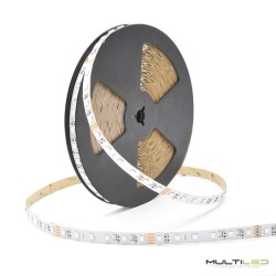 Tira led profesional SMD5050, 60Leds/Mt 10mm 12W/Metro IP20 12V RGB