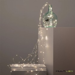 Guirnalda Alambre Led 2mt, Led Blanco Cálido