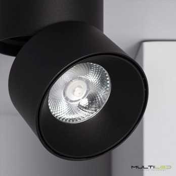 Aplique LED 15W de Aluminio Circular Onuba Negro