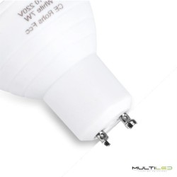 Dicroica Led GU10 7W Eco 100º Blanco Frio (Regulable)