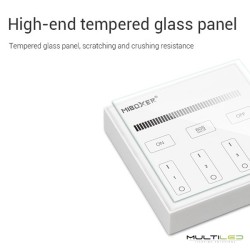 Mando a distancia tipo panel de pared de 4 zonas Miboxer Monocolor táctil RF 2.4ghz