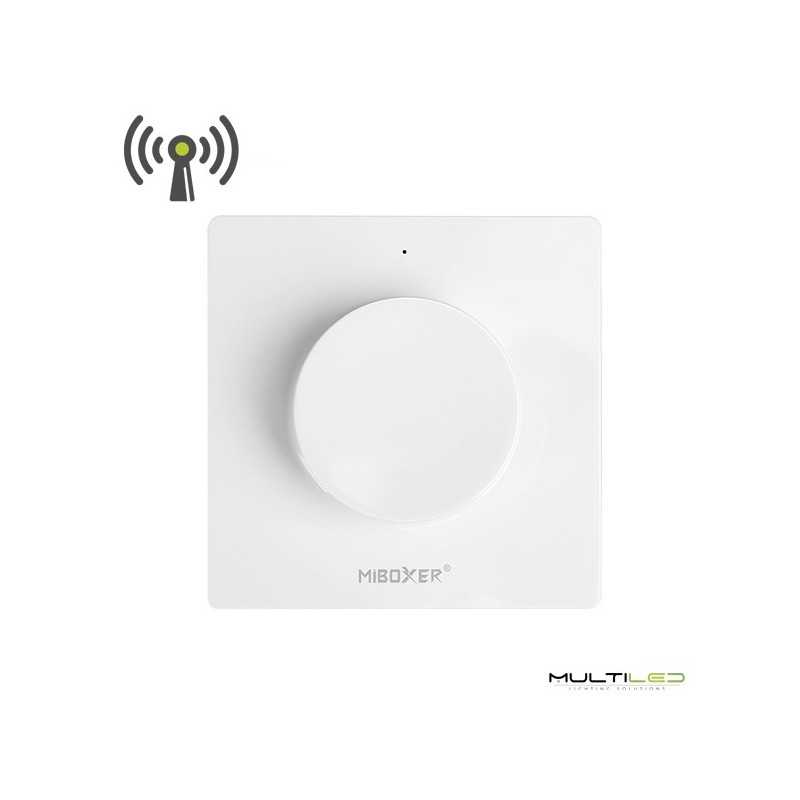 Mando a distancia tipo panel de pared de 1 zona Miboxer Mono + CCT giratorio RF 2.4ghz