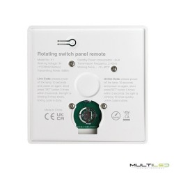 Mando a distancia tipo panel de pared de 1 zona Miboxer Mono + CCT giratorio RF 2.4ghz