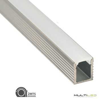 Perfil de aluminio para tira led de superficie, especial Extra Fino Light 7,8*9mm (2mts)