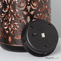 Lampara de Mesa Cilindrica Solar POT