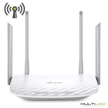 TP-Link Archer C50 - Router wifi de doble banda, 1200 Mbps, 2.4 GHz a 300 Mbps y 5 GHz a 867 Mbps