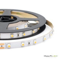Tira led profesional SMD3528, 60Leds/Mt 8mm 4.8W/Metro IP20 12V Blanco Frío 6000k