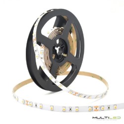 Tira led profesional SMD3528, 60Leds/Mt 8mm 4.8W/Metro IP20 12V Blanco Frío 6000k