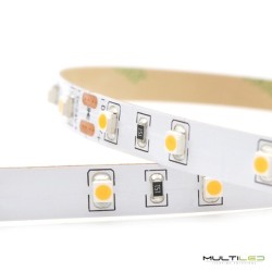 Tira led profesional SMD3528, 60Leds/Mt 8mm 4.8W/Metro IP20 12V Blanco Frío 6000k