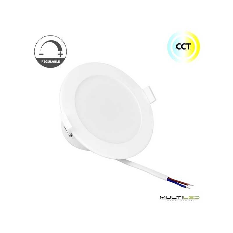 Empotrable Downlight Led Miboxer 6W CCT (2700k-6500k) Regulable triac