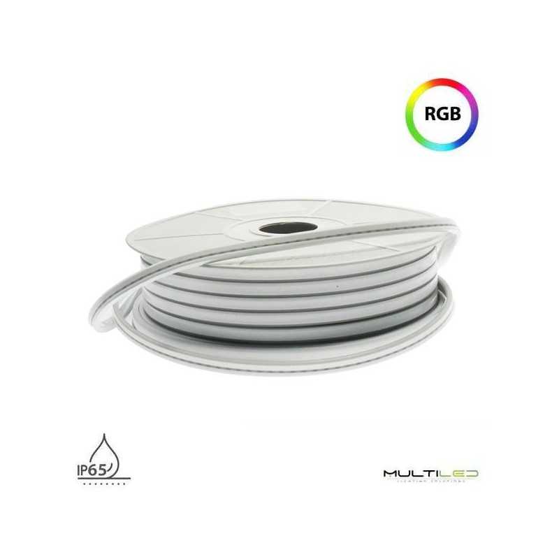 Neón LED 12V DC Corte 3cm 6x12mm IP65 RGB (x metro)
