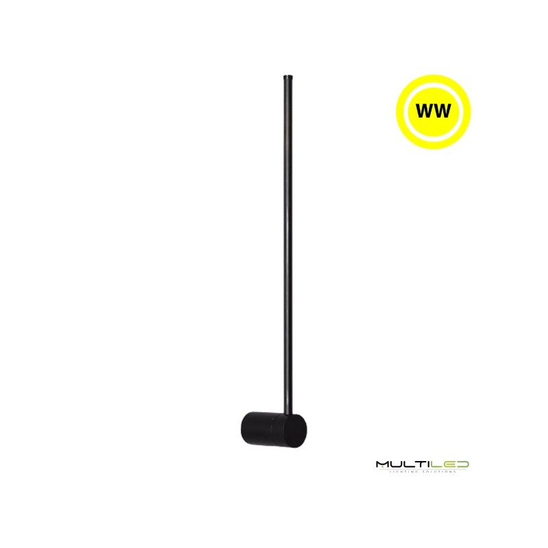 Aplique de Pared MaxLed Lanaza 600mm Negro 8W 3000K