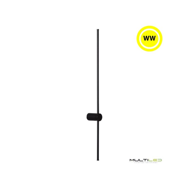 Aplique de Pared MaxLed Lanaza 800mm Negro 13W 3000K