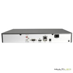 Grabador NVR Hikvision IP 8 CH máx 4.0 Mpx H.265+ 60 Mbps Salida HDMI Full HD 1Sata 1 UTP in